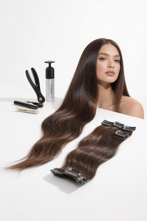 best clip in hair extensions