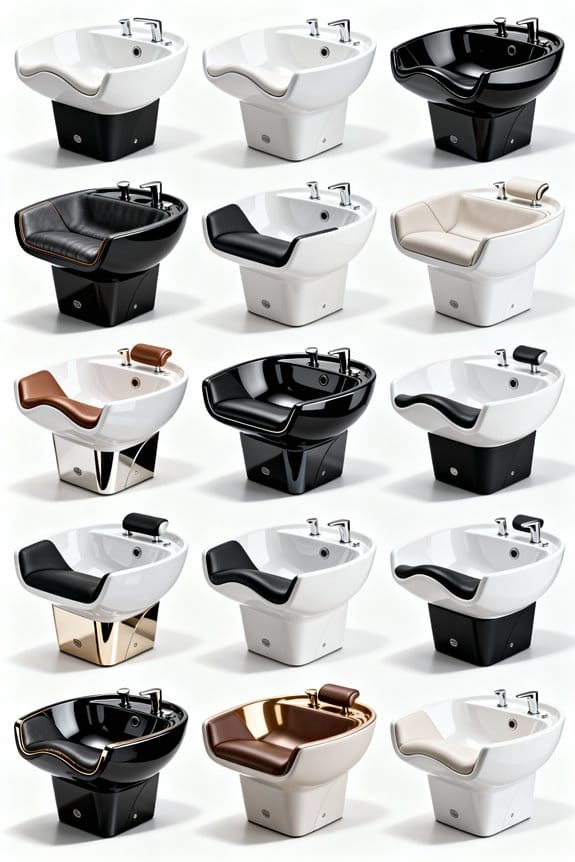 comfortable stylish hair washing
