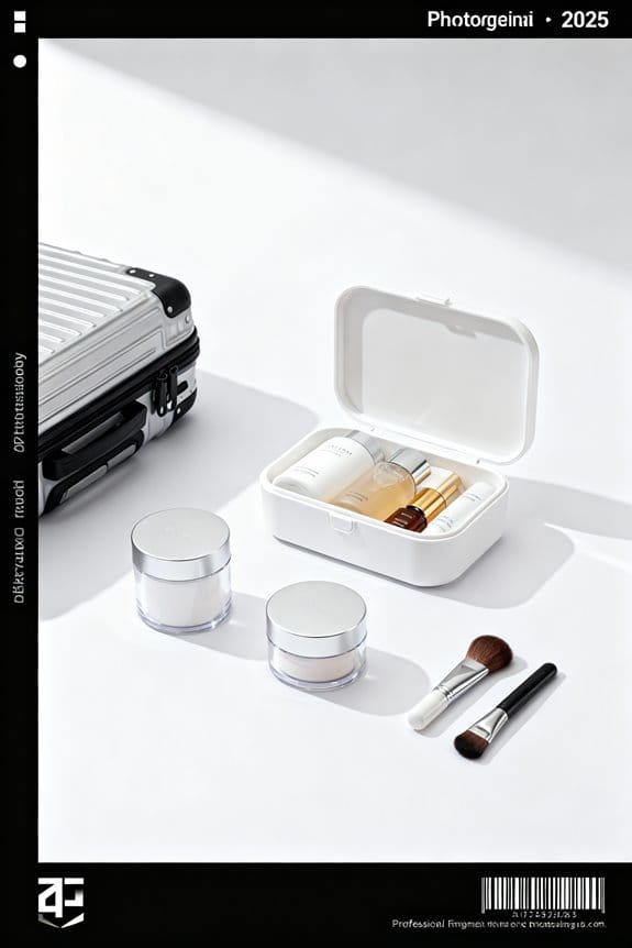 compact leak proof travel containers
