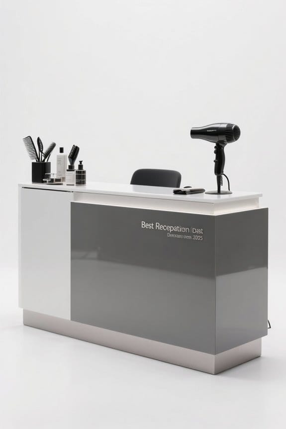 customizable durable reception desks