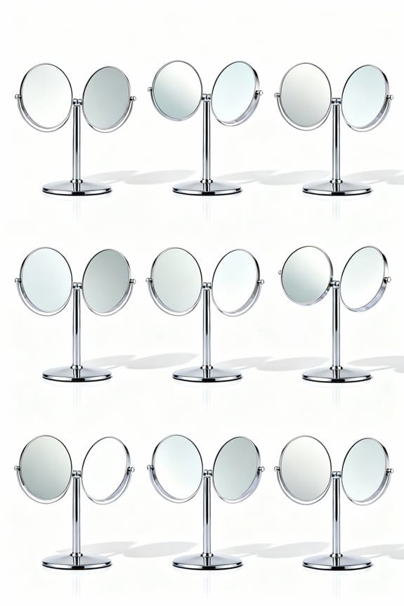 double sided beauty mirrors selection