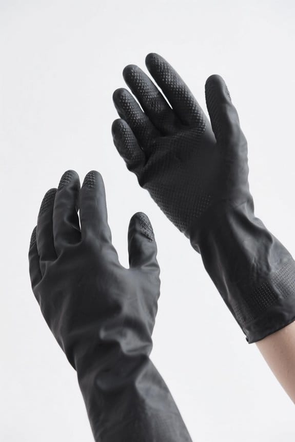 durable chemical resistant rubber gloves