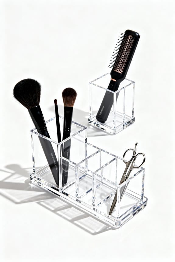 durable clear stackable organizer