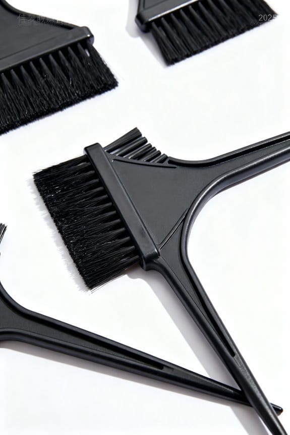 durable ergonomic hair dye brush
