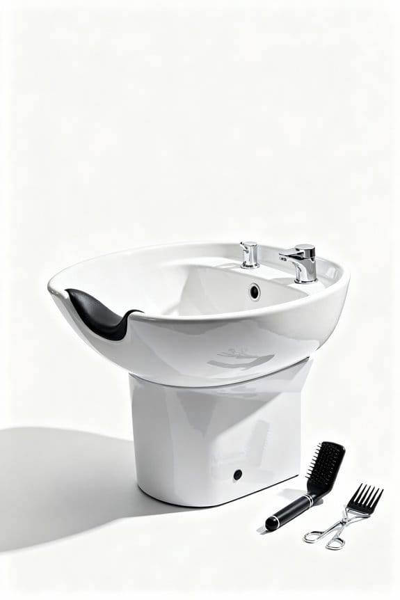 durable ergonomic shampoo bowl