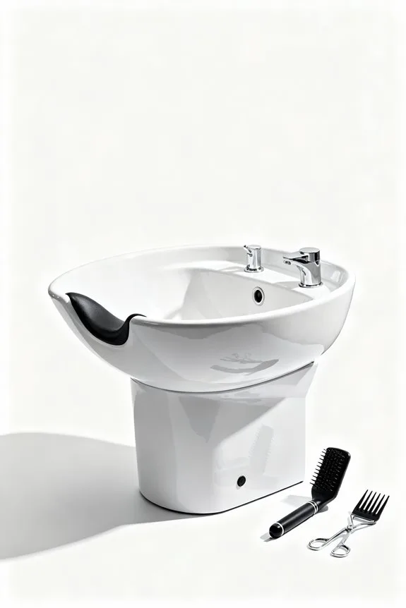 durable ergonomic shampoo bowl