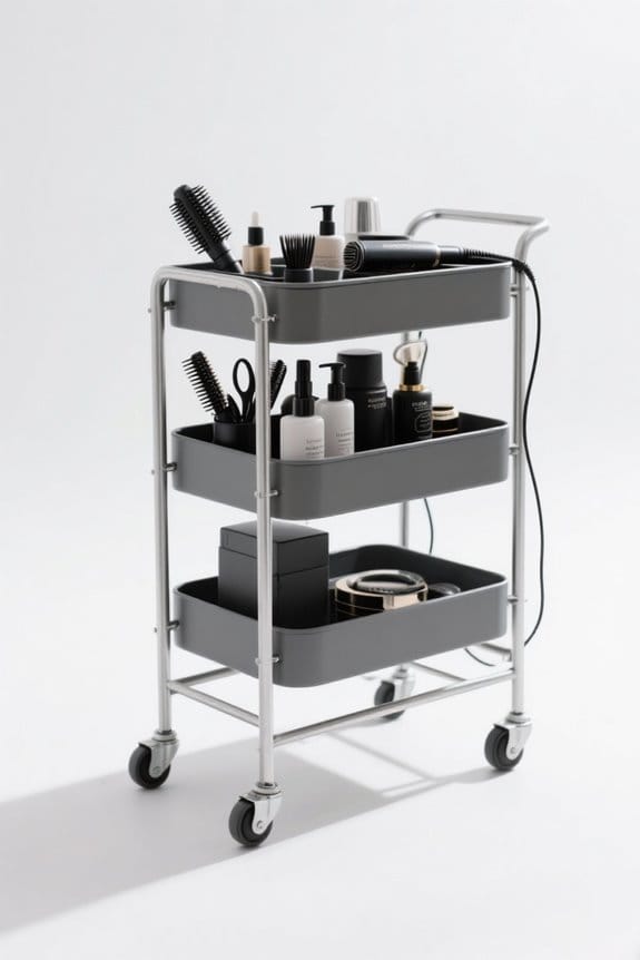 durable mobile customizable rolling cart