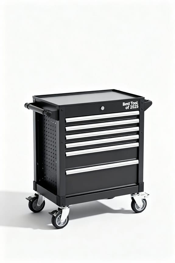 durable spacious mobile tool cart