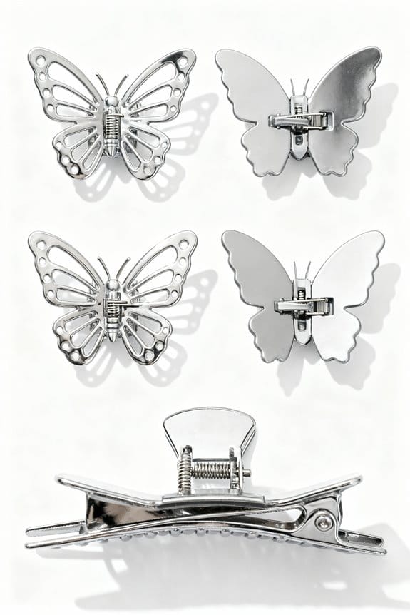 durable stylish butterfly clips