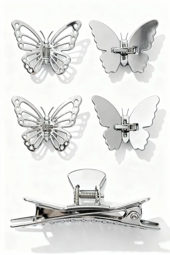 durable stylish butterfly clips