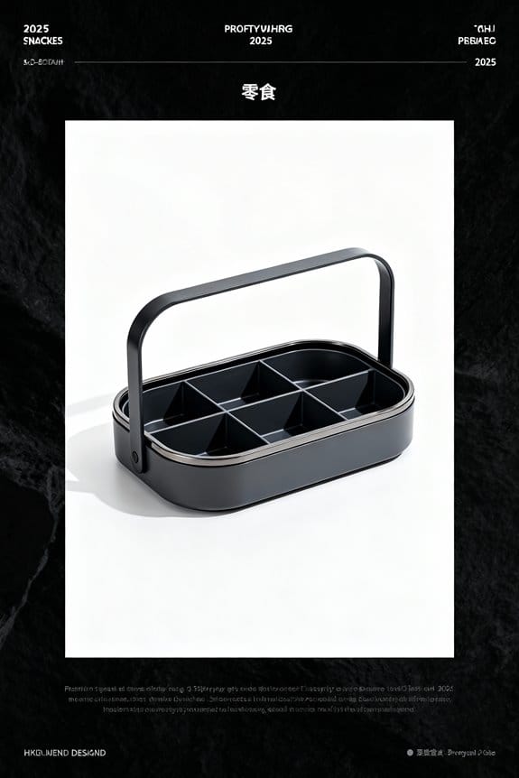 durable stylish snack tray