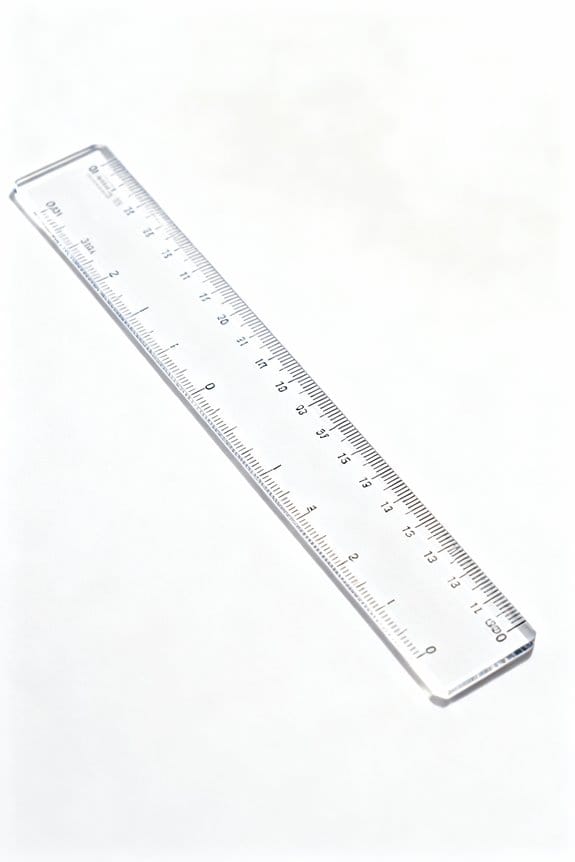 durable transparent precise ruler