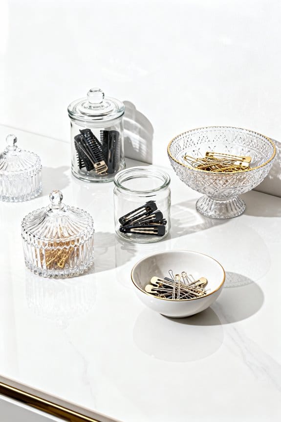 elegant storage for accessories