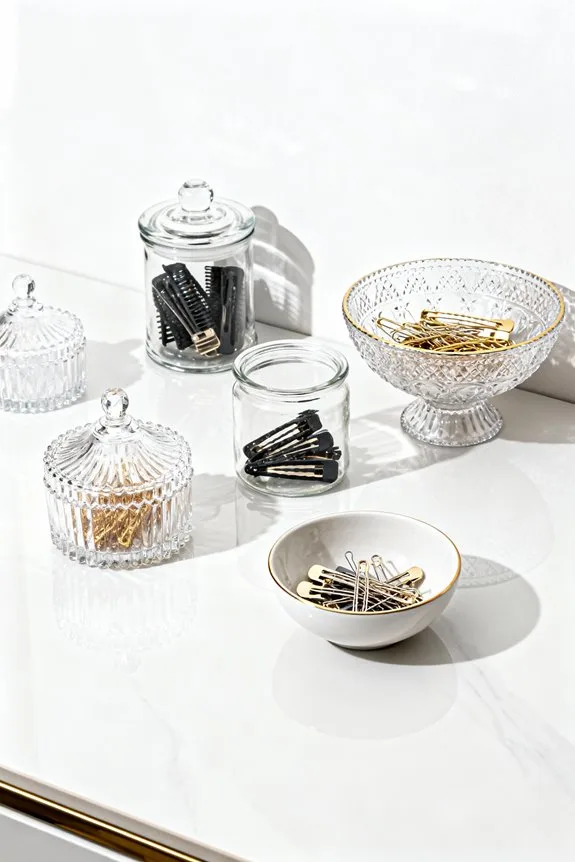 elegant storage for accessories
