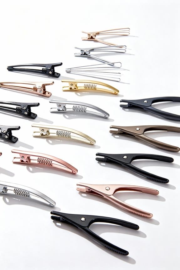 enhanced hairstyling with clips
