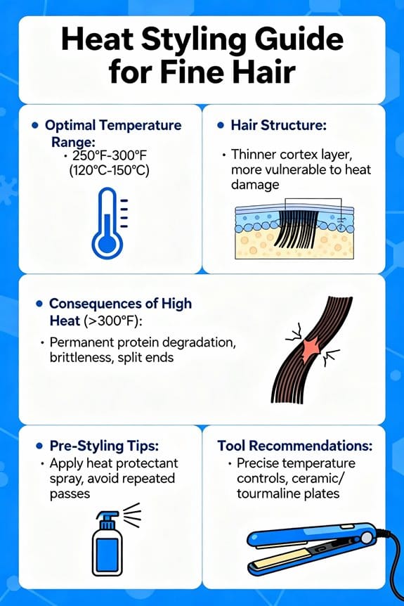 fine hair temperature precision