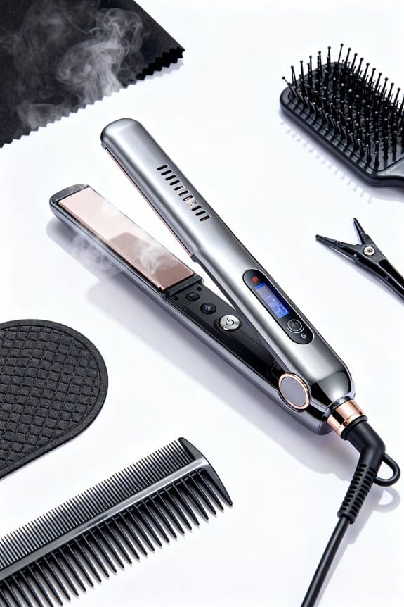 hydrated frizz free hair styling