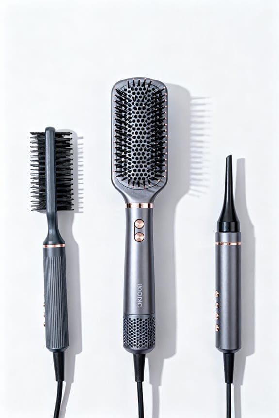 ionic hair brush features