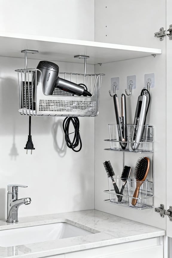 maximize small bathroom storage