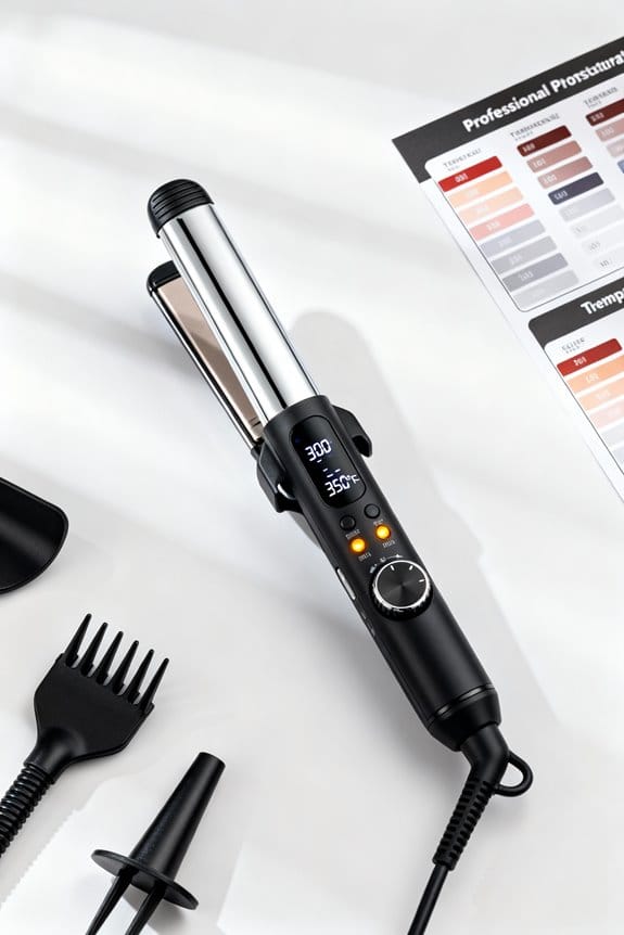 medium hair heat settings