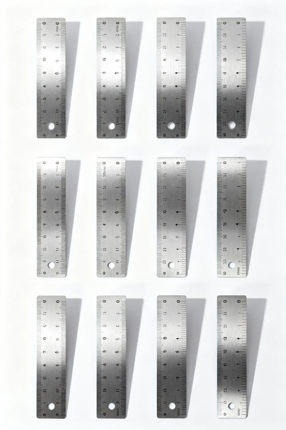 metal rulers for toolboxes
