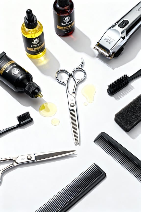 oiling enhances hair cutting tools