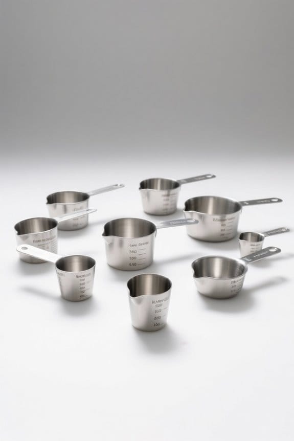 precision baking measuring cups