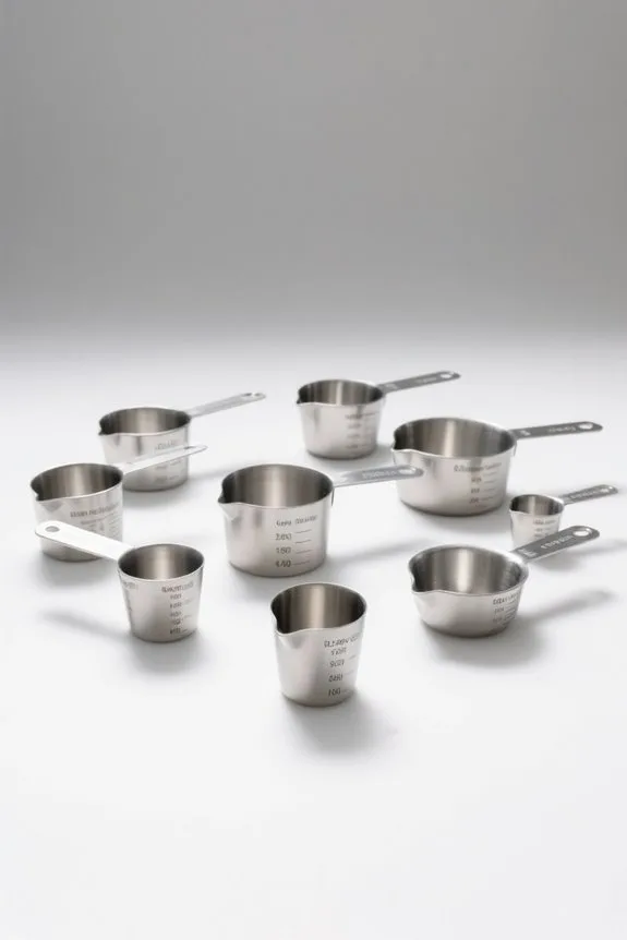 precision baking measuring cups