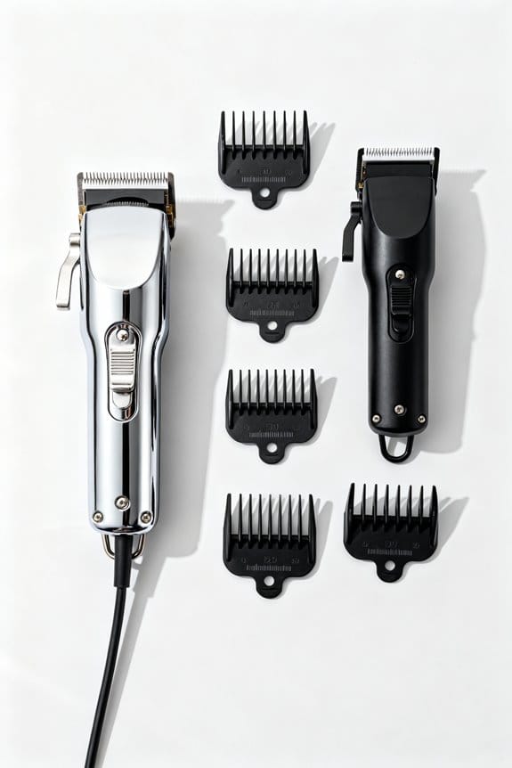 precision haircutting with tapering