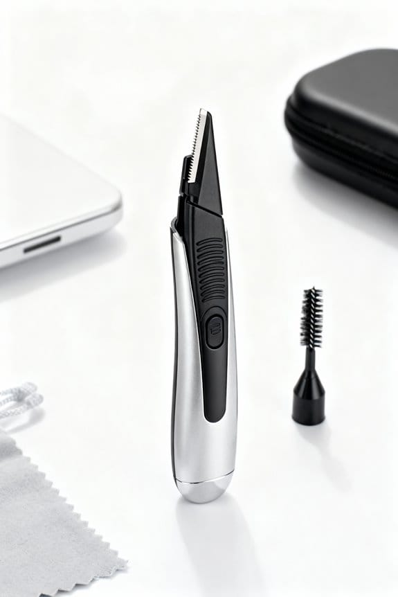 precision waterproof eyebrow trimmer