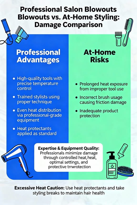 professional blowouts protect hair