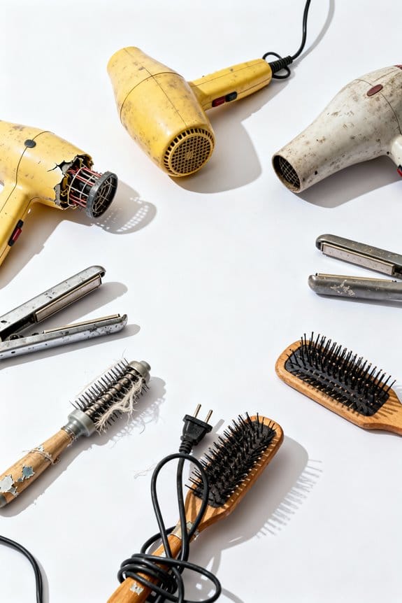 recycle old hair tools