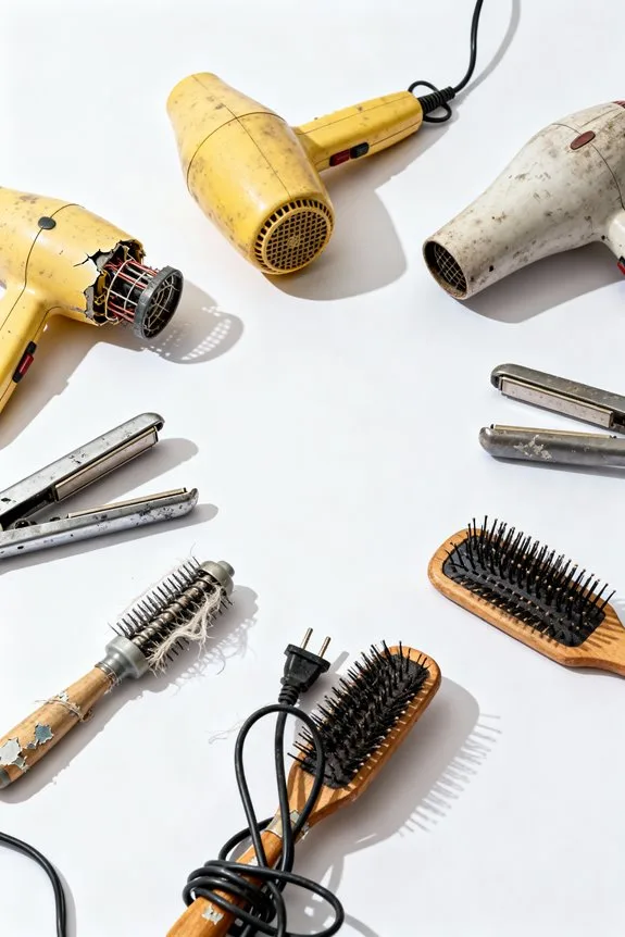 recycle old hair tools