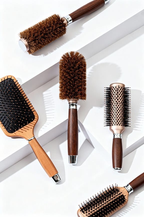 selecting appropriate hair brush