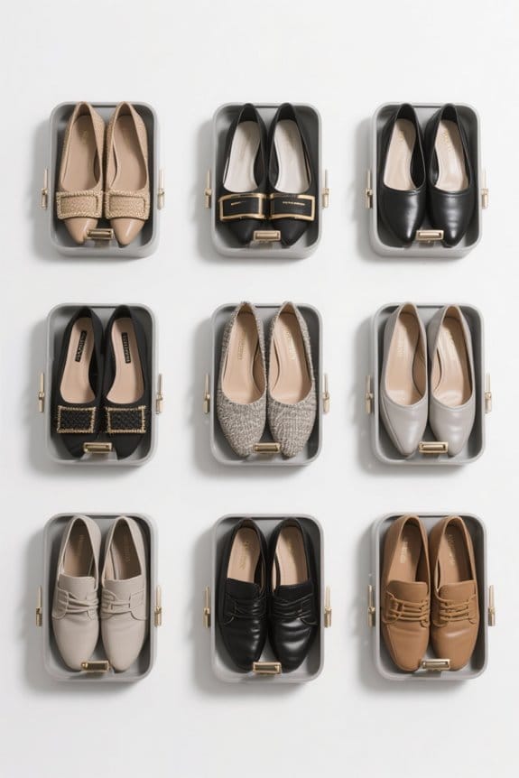 shoe organizers for closet efficiency