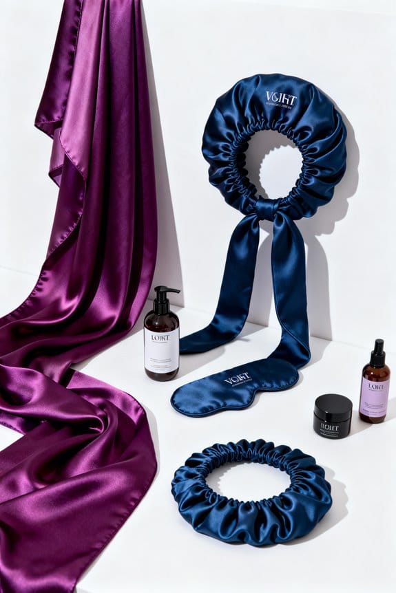 silk scarf minimizes hair frizz