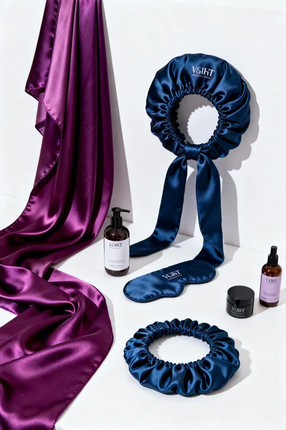 silk scarf minimizes hair frizz