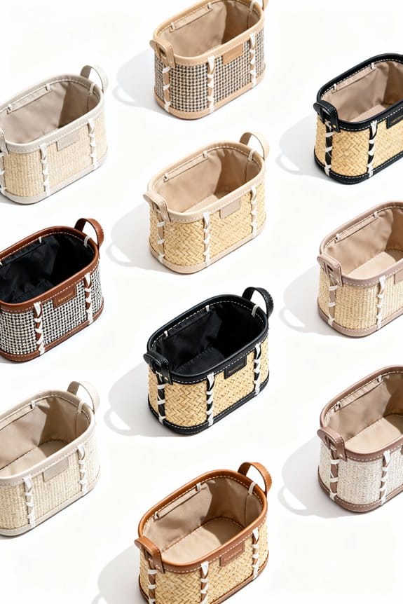 stylish and durable storage baskets