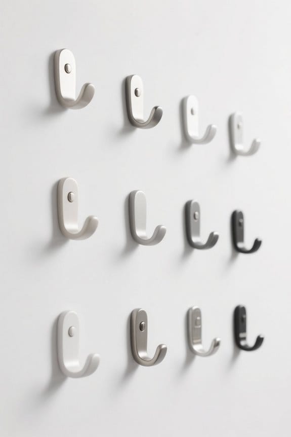 stylish and space saving hooks