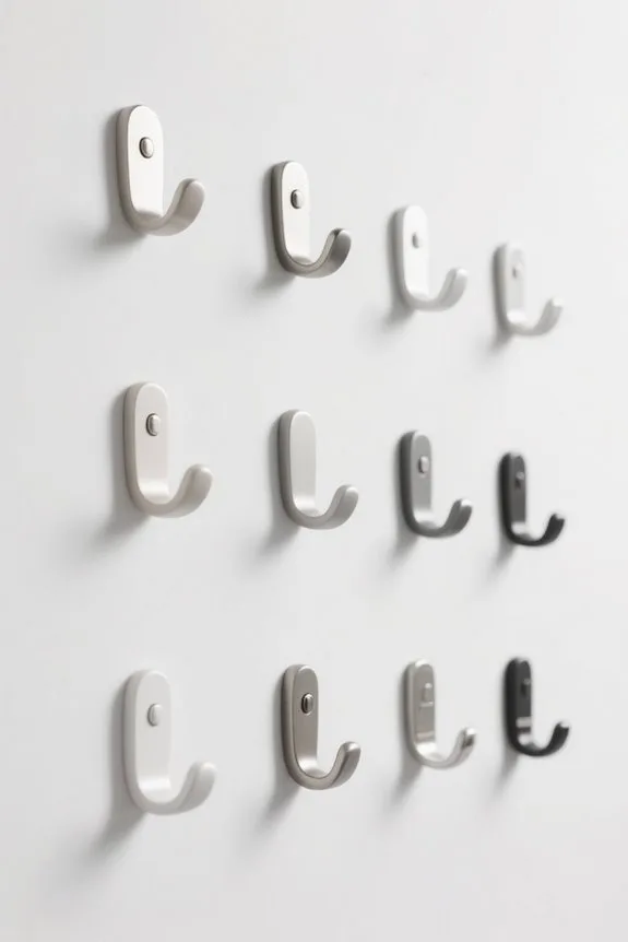 stylish and space saving hooks