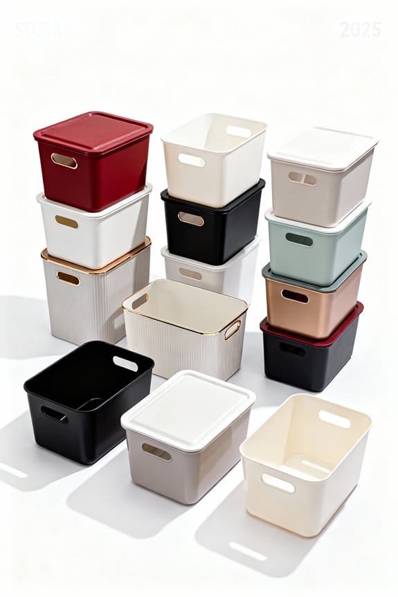 stylish durable stackable storage
