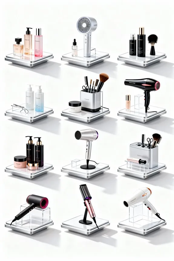 stylish functional product displays