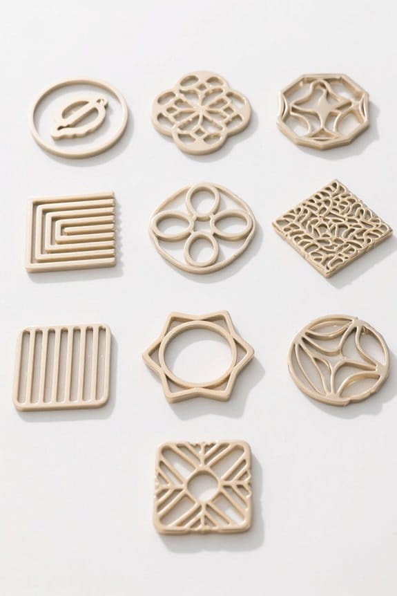 stylish heat resistant trivets selection