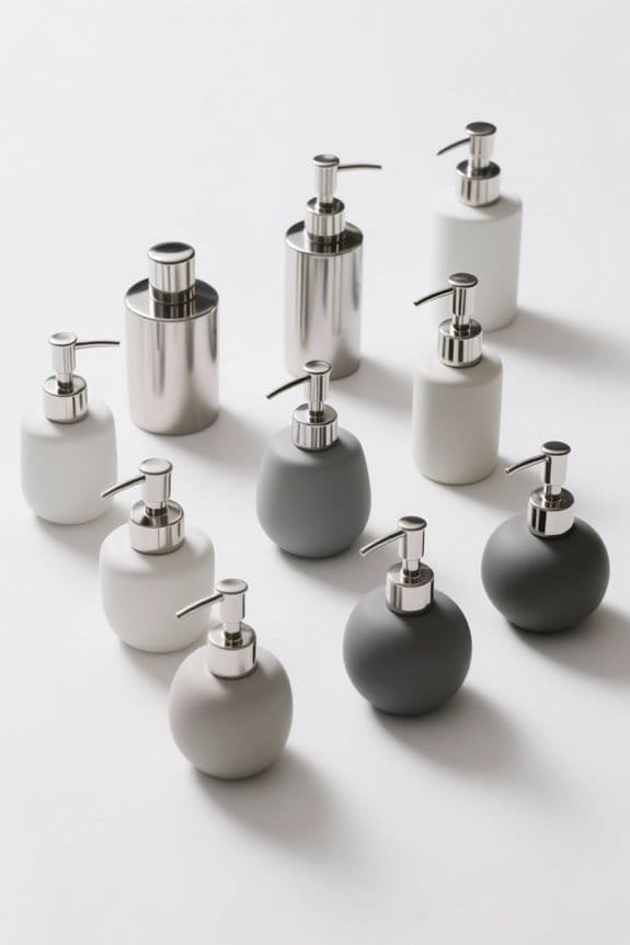 stylish hygienic soap dispensers
