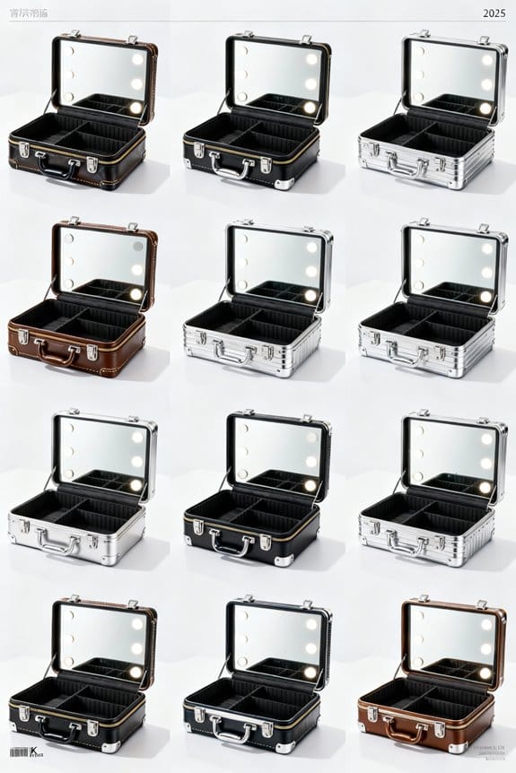stylish travel train cases