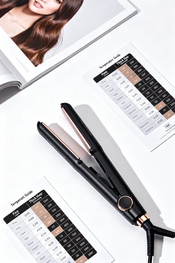 temperature settings for hair