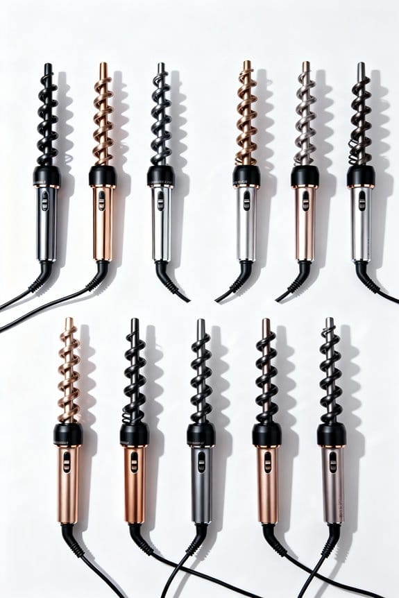 top spiral curling wands
