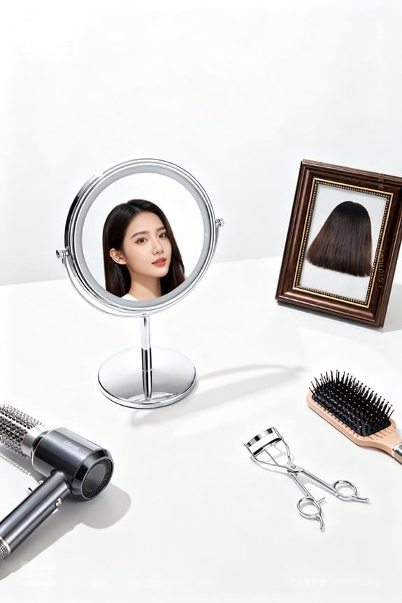 versatile portable adjustable mirrors
