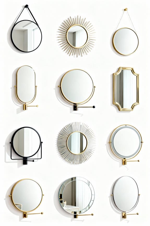 wall mounted mirror decor ideas