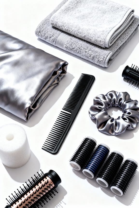 weekly low heat hair routine